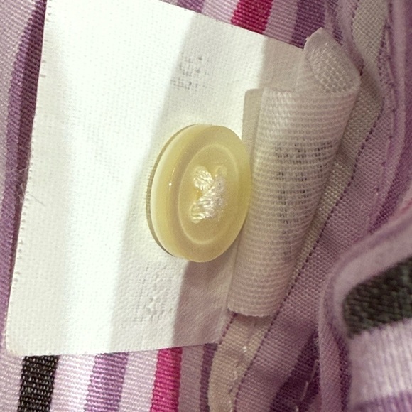 GAP Stretch Blouse Stripes Button Long Sleeve Size XS - Picture 7 of 7